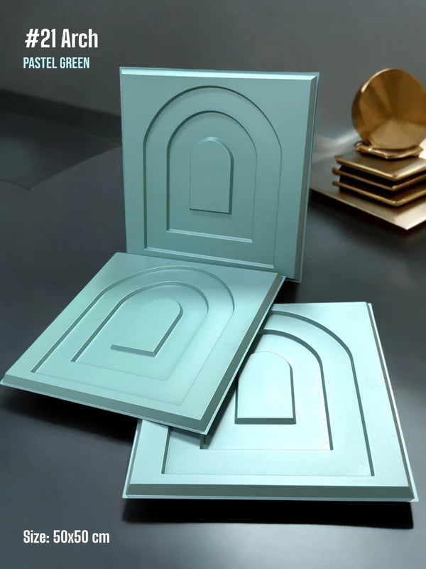 planetarium Arch 3D PVC Panel (Without   Mirror)   (Size   50*50cm) bronze pack of 10.