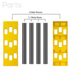 Planetarrium Premium 6 Shelf Plastic and Steel Shoe/Chappal/Book/Clothes Rack/Stand/for Home