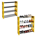 Planetarrium Premium 6 Shelf Plastic and Steel Shoe/Chappal/Book/Clothes Rack/Stand/for Home