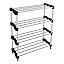 19.7" - 4 ShelfA - Cady - Black