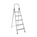 Planetarrium Hub Dura Heavy Duty Foldable Ladder for Home with Anti Skid Shoes and Knee Support (5 Step)