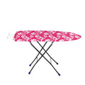 Planetarium Hub Premium Wooden Ironing Board/Table with Iron Holder, Foldable & Adjustable - Height Adjustable - 18 Inches (Printed)