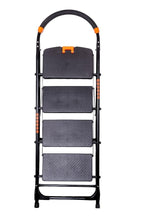 Planetarium Hub 4 Steps Steel Ladder - Wide Anti-Skid Step Ladder - Easy to Fold - Support Handle and Tool Tray for Home - Cameo Ladder
