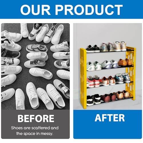 Planetarrium Premium 6 Shelf Plastic and Steel Shoe/Chappal/Book/Clothes Rack/Stand/for Home