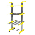 Jumbo Stainless Steel Foldable Clothes Dryer with Wheels