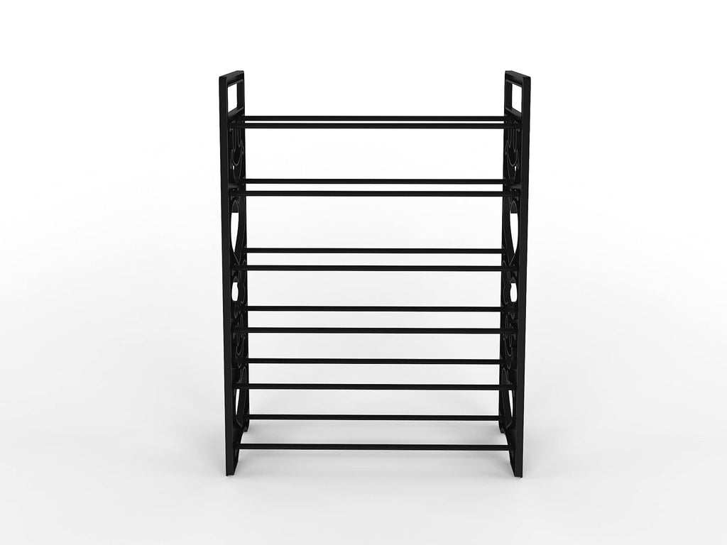 Planetarrium Premium 6 Shelf Plastic and Steel Shoe/Chappal/Book/Clothes Rack/Stand/for Home