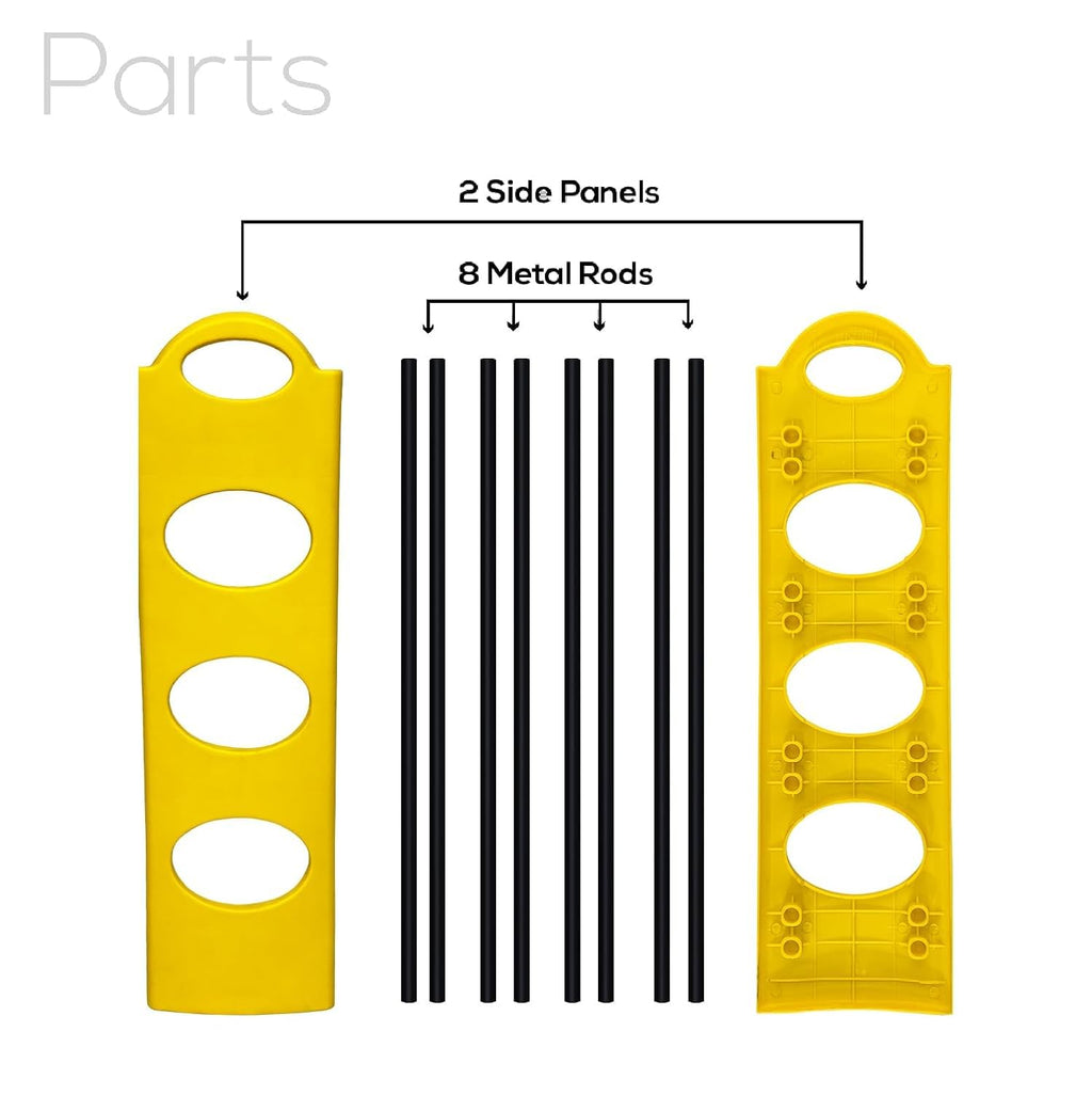 Planetarrium Premium 6 Shelf Plastic and Steel Shoe/Chappal/Book/Clothes Rack/Stand/for Home