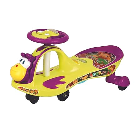 Planetarium Hub Magic Car for Kids for Boys and Girls & Comfortable Seats & Durable Weight Cap - Ride-on Baby Car - Monk Car