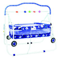 Planetarium Hub Premium Baby Cradle with Four Wheel - Junior Baggi Palna - owder Coating, Jhula Palna - Safe, Cozy Sleep Bed for Kids -CC-J2