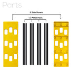 Premium 4 Shelf Plastic and Steel Shoe/Chappal/Book/Clothes Rack/Stand/for Home -ultra