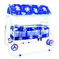 Planetarium Hub Premium Baby Cradle -Senior Baggi Palna with Hood: 6 Eva Wheels for Smooth Mobility-CC-J3