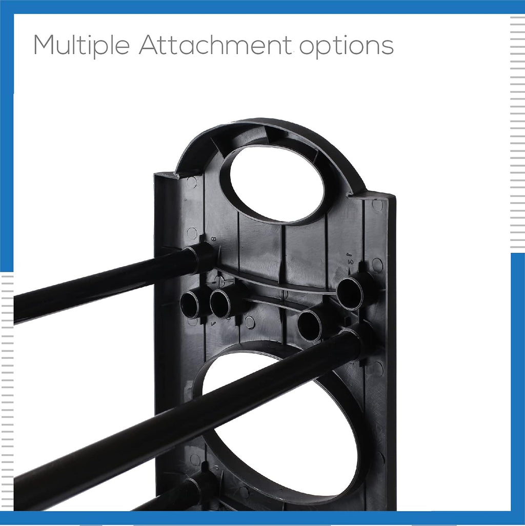 Premium 4 Shelf Plastic and Steel Shoe/Chappal/Book/Clothes Rack/Stand/for Home -ultra