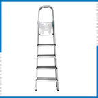 Planetarrium Hub Dura Heavy Duty Foldable Ladder for Home with Anti Skid Shoes and Knee Support (5 Step)