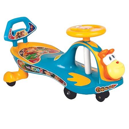 Planetarium Hub Magic Car for Kids for Boys and Girls & Comfortable Seats & Durable Weight Cap - Ride-on Baby Car- Monk Deluxe Car