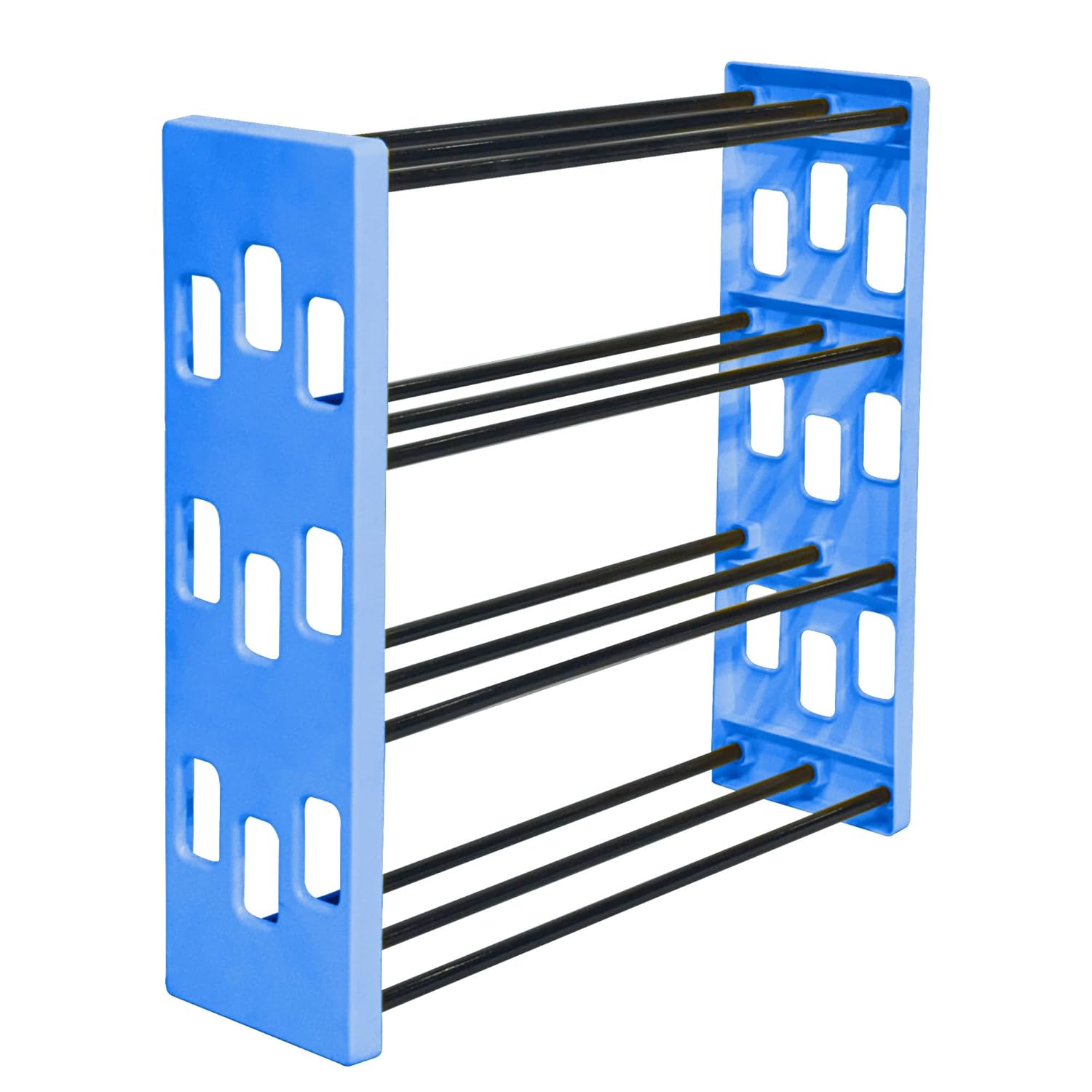 4 Shelves - 21 Inch - 12 Pairs - 3 RodsBlue