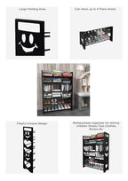 Premium 4 Shelf Plastic and Steel Shoe/Chappal/Book/Clothes Rack/Stand/for Home -ultra