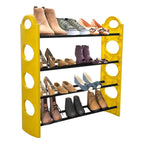 Planetarrium Premium 6 Shelf Plastic and Steel Shoe/Chappal/Book/Clothes Rack/Stand/for Home