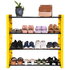 Planetarrium Premium 6 Shelf Plastic and Steel Shoe/Chappal/Book/Clothes Rack/Stand/for Home