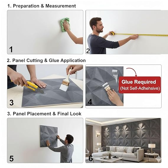 Planetarrium Decor Wall Panels for Bedroom - USA Certified SGS Approved Dune Design Beech Wood Color 19.7" x 19.7" (Pack of 12) - Covers 32.34 Sq. Ft.