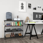 Planetarrium Hub Sturdy Premium Multipurpose Steel Shoe/Chappal/Book/Clothes Rack/Stand/for Home (4 Shelves)