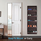 Planetarrium Hub 5 Shelf Metal Shoe Cabinet for Home with Doors & Lock| Wall Mount Metal Shoe Rack for Home| Space Saving Chappal Sandal Shoe