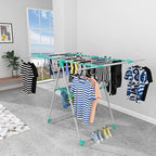 MaxSpace Deluxe 29m Foldable Clothes Drying Rack with Hooks