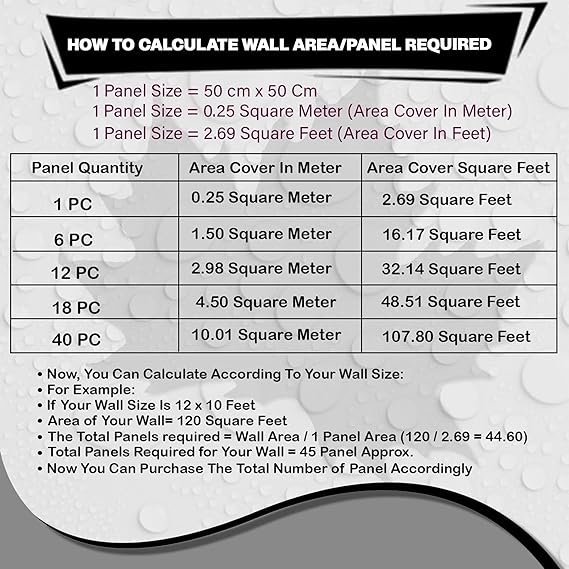 Planetarrium Diamond 3D PVC Wall Panels - Gold Color Diamond Design - (19.7 x 19.7, Covers 16.17 Sq. ft. (Pack of 6)