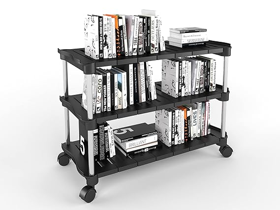Planetarrium Hub Super Smart Stackable and Durable, Easy to Assemble, Space Saving Wardrobe Organizer Shoe Rack/Book stand (3 Shelf)