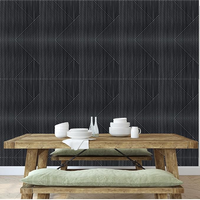 Planetarrium Decor 3D Self Adhesive Wall Panel Pine Wood TP 106 Design Pack of 18 Covers 48.51 Sq. Ft.TP106