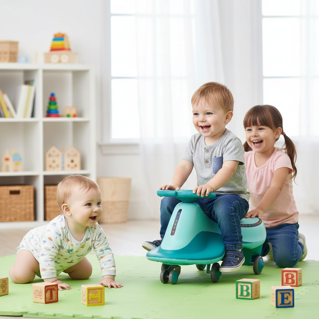 Planetarium Hub Magic Car for Kids for Boys and Girls & Comfortable Seats & Durable Weight Cap - Ride-on Baby Car - Kiki Car