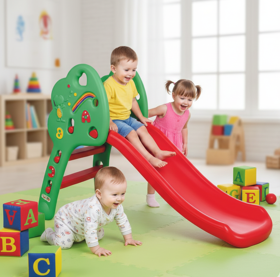 Planetarium Hub Castle Slide for Indoor & Outdoor Use | Safe & Fun | Ideal for Boys & Girls |  Age 24M-8Y - Mini Slide