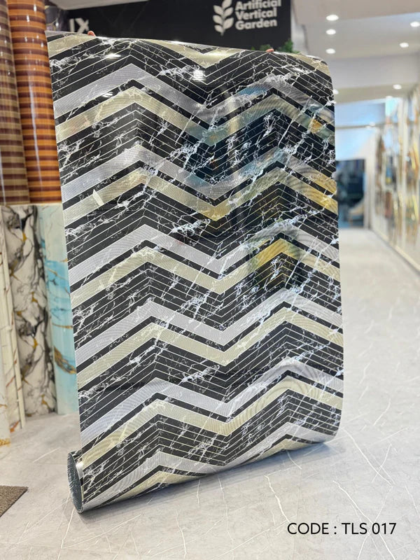 planetarium Gold Foil UV Marble Sheets (size   10   x   4   Feet)   TLS017 pack of 12.