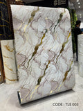 planetarium Gold Foil UV Marble Sheets   (size   10   x   4   Feet)   TLS003 pack of 12.